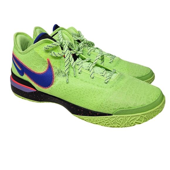 NEW Nike 18 Air Zoom LEBRON NxxT Gen “Glitch” Ghost Green Max Sneaker Trainer